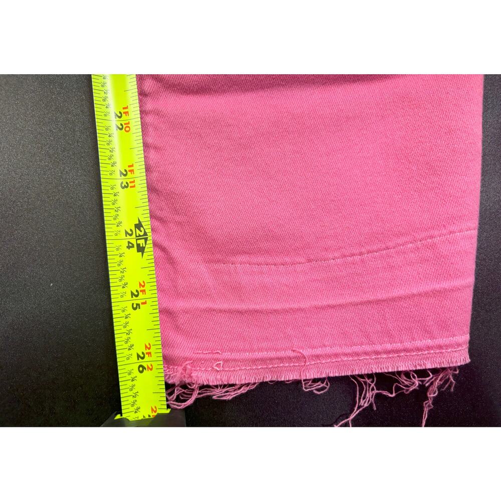 Zadig & Voltaire NWT Londa Denim Jeans Pink Size 26 Missing a button MSRP $278 - Picture 9 of 10